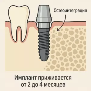 Срок имплантации зубов